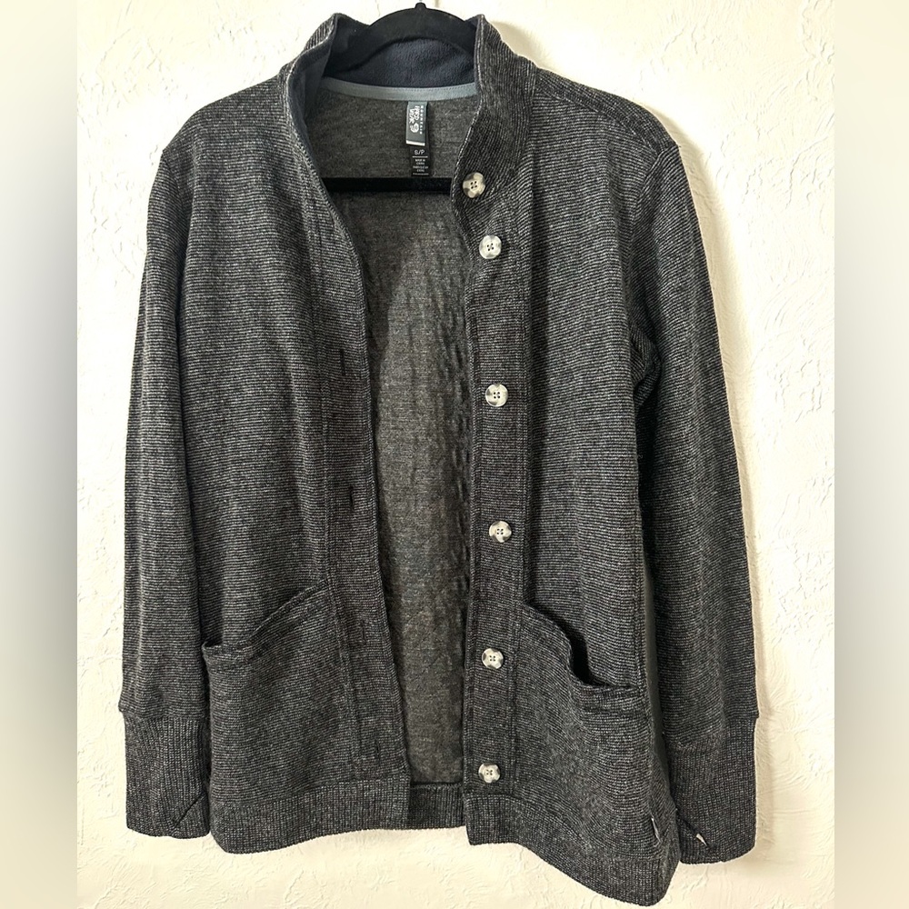 Mountain HardWear Sarafin Button Up Wool Cardigan Coat Size Small